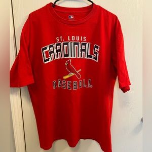 MLB St. Louis Cardinals Baseball tee. New without tags, red.